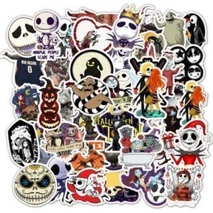 50 Nightmare Before Christmas Stickers - Vinyl Decals Popular Animated